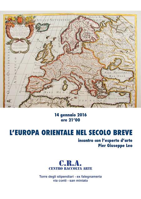 Al C.R.A.... L'EUROPA ORIENTALE NEL SECOLO BREVE