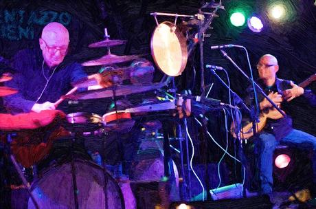 Andrea Centazzo e Pino Dieni allo Stones Cafè di Vignola (MO), 3 dicembre 2015, di Francesco Pullè