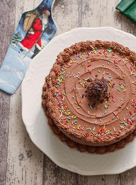 torta pan di zenzero con glassa al cioccolato spezie pain d'epices