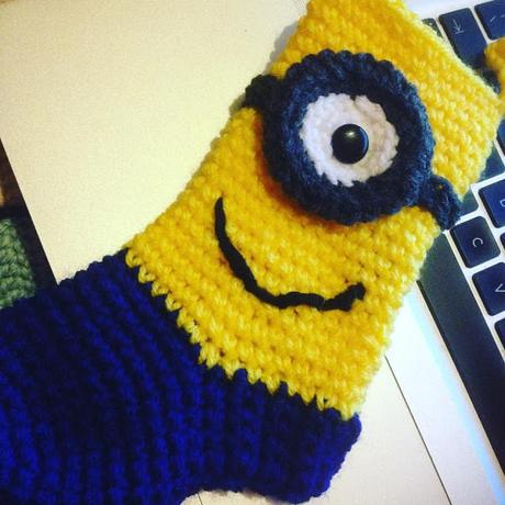 Calza della befana ad uncinetto dei Minions !