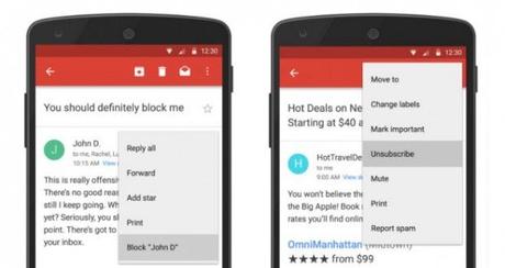 GMail Android Aggiornamento