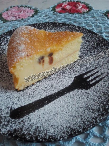 Torta versata alla ricotta