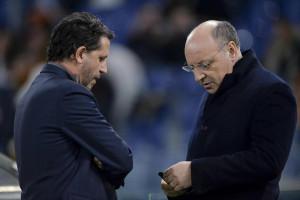 Foto Daniele Badolato / LaPresse 21 01 2014 Roma (Italia) Sport Calcio Roma - Juventus Tim Cup 2013 2014 - Quarti di finale Nella foto: Fabio Paratici , Giuseppe Marotta Photo Daniele Badolato / LaPresse 21 01 2014 Roma (Italy) Sport Soccer Roma - Juventus Italian Tim Cup 2013 2014 - Quarter finals In the picture: Fabio Paratici , Giuseppe Marotta