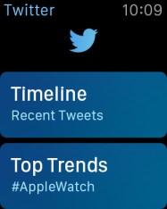 Twitter Apple Watch screenshot