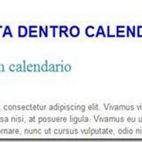 Come creare in Blogger un formato data in stile calendario Wordpress.