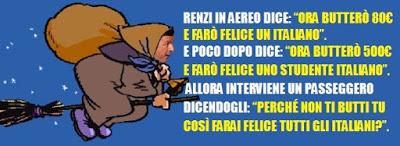 Credere a Renzi è come credere alla Befana!