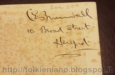 Un libro scritto e firmato da Stanley Unwin, l'editore di Tolkien