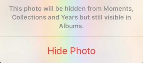 con ios 9 si possono nascondere le foto 