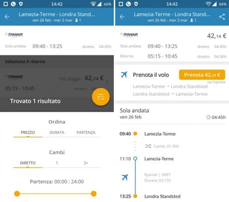 GoEuro app per confrontare treni, aerei ed autobus in tutta Europa