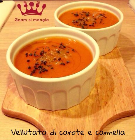 vellutata di carote alla cannella