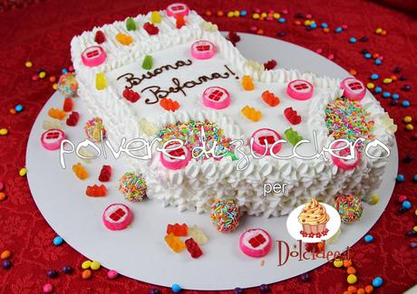torta calza della befana torta decorata epifania dolcidee cameo paneangeli polvere di zucchero
