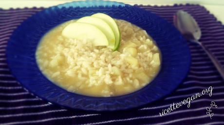 ricettevegan.org - risotto alla mela verde