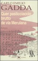 Quer pasticciaccio brutto de via Merulana Di Carlo Emilio...