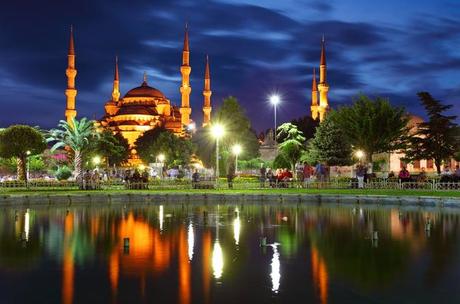 istanbul night notte sera moschea #traveldreams2016