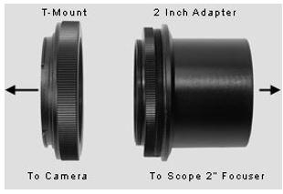 adattatori per telescopi