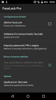 Face lock un'applicazione di riconoscimento facciale!