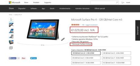 Acquista Surface Pro 4 Microsoft   Microsoft Store Italia – Negozio online