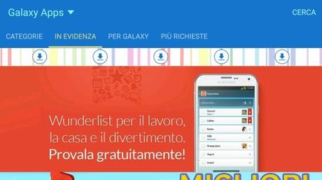 Come ottenere un abbonamento annuale gratuito a Wunderlist Pro grazie a Samsung Galaxy Apps Screenshot_2016-01-07-20-27-48