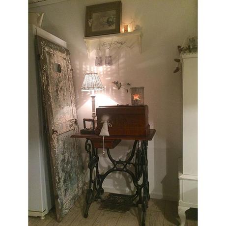 Ambienti dal gusto shabby e retrò a casa di Annika