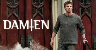 Damien (Bradley James) is Coming