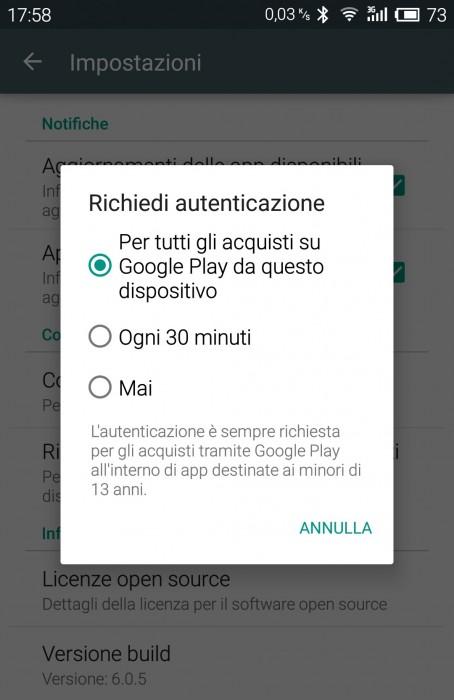 [Guida] Come disattivare gli acquisti in-app su Android