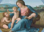Schema punto croce: Madonna d'alba Raffaello Sanzio
