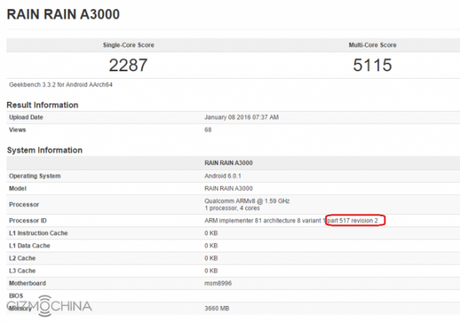 rain-rain-a3000-geekbench1-658x462