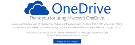 OneDrive: come mantenere i 15GB di spazio gratuito