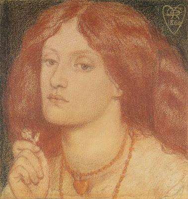 Lizzie Siddal, the Pre-Raphaelite red-haired Muse and eternal Icon of Beauty.