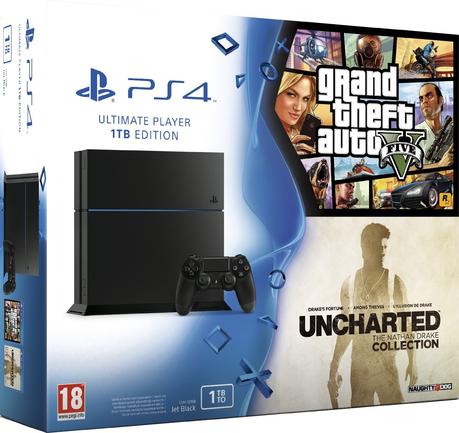 Un nuovo bundle PlayStation 4 da 1 TB con Grand Theft Auto V e Uncharted: The Nathan Drake Collection