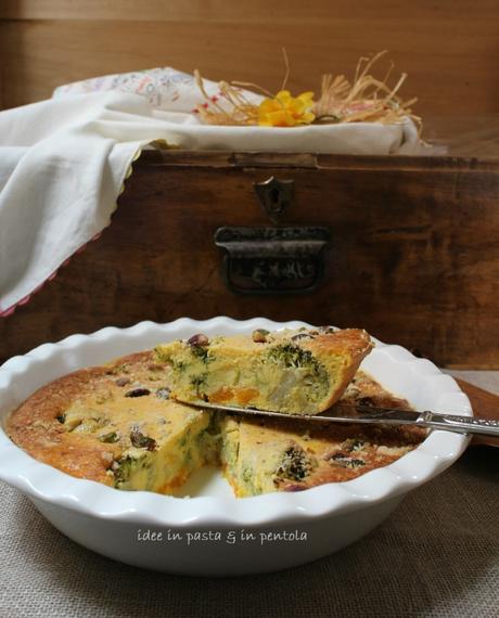 Clafoutis di Broccoli, Zucca e Patate