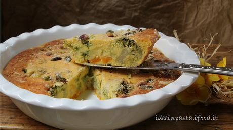 Clafoutis di Broccoli, Zucca e Patate