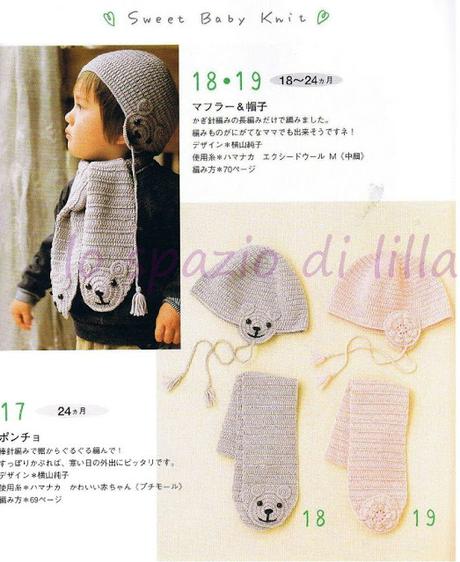 A gentile richiesta...schemi di cappelli crochet con paraorecchi per bimbi / Crochet hats for kids with earflaps, free charts