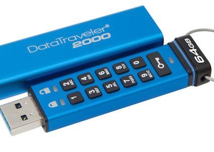 Kingston USB DataTraveler 2000: pendrive con PIN