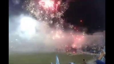 (VIDEO)Tampico Madero FC pyroshow vs Coyotes Tlaxcala 9.1.2016