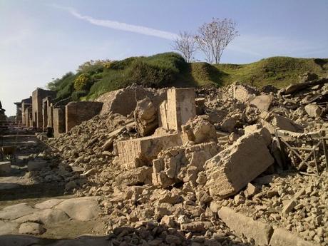 Iniziano i lavori di recupero della Schola Armaturarum a Pompei