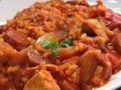 Pollo chorizo umido