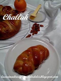 Challah (rivisitata) alle mandorle e arancia