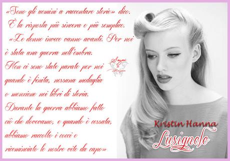 Recensione in anteprima: L'usignolo di Kristin Hanna