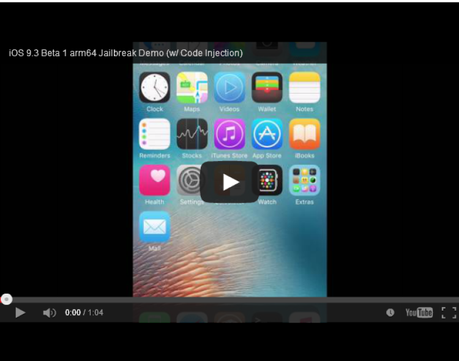 L’ hacker Todesco riesce ad eseguire il Jailbreak anche di iOS 9.3 beta ecco il video dimostrativo!