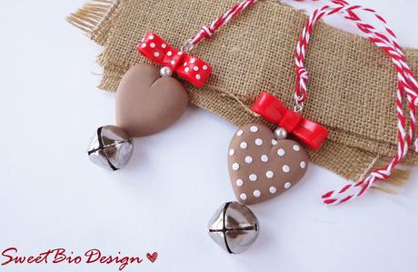 Ornamenti Cuore Shabby - Christmas Shabby Ornaments