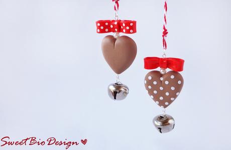 Ornamenti Cuore Shabby - Christmas Shabby Ornaments