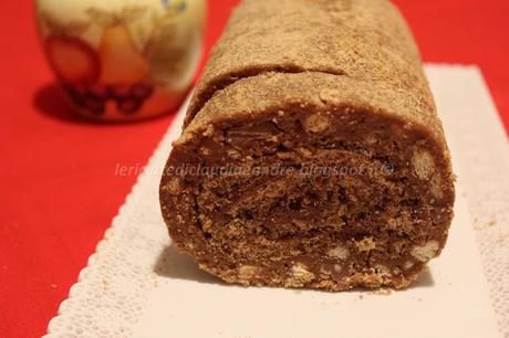 Salame al cioccolato con sorpresa