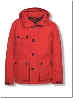 WOOLRICH FW 16-17 GTX MOUNTAIN JACKET FRONT - RED