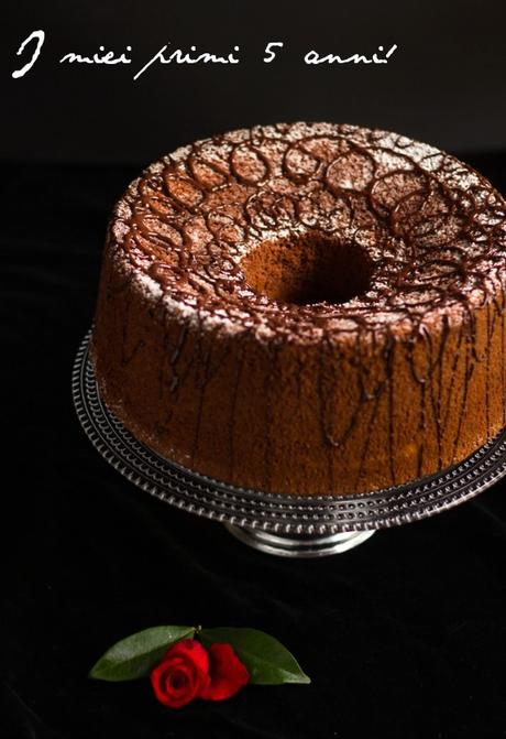 Cinque anni di Blog e molti, molti di più di vita: Chiffon cake al Te e Cioccolato