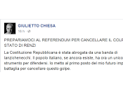 Salviamo Costituzione mandiamo casa governo nominati!