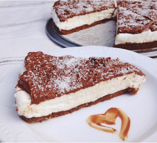 Cheesecake fredda cocco e nutella