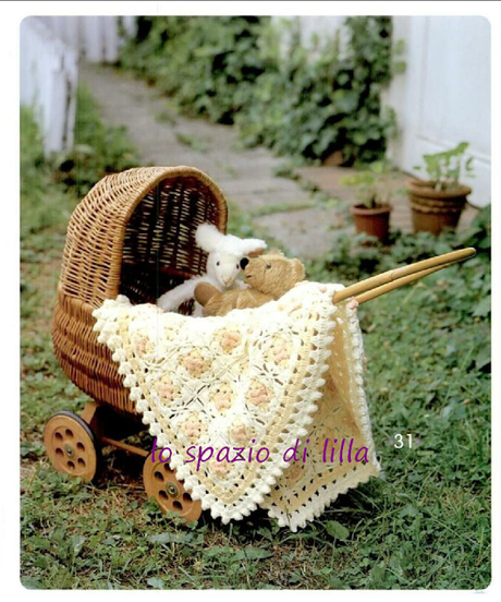 Collezione di copertine per neonato all'uncinetto e ai ferri, schemi gratuiti / Crochet and knit baby blankets collection, free patterns