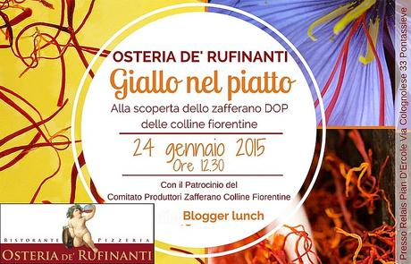 Giallo nel Piatto, Blogger Lunch all’Osteria de’Rufinanti di Pontassieve (FI)