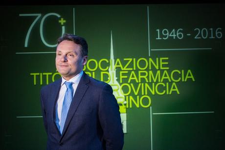 Federfarma Torino - Marco Cossolo nuovo presidente alla cerimonia per i 70 anni © 2016 Leonardo Medesani per Retroonline.it 